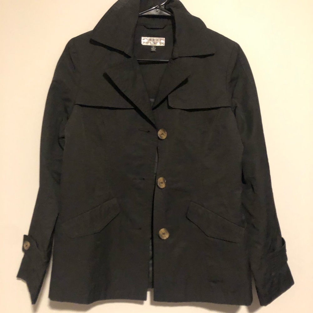 Women's Black Button-Up Jacket